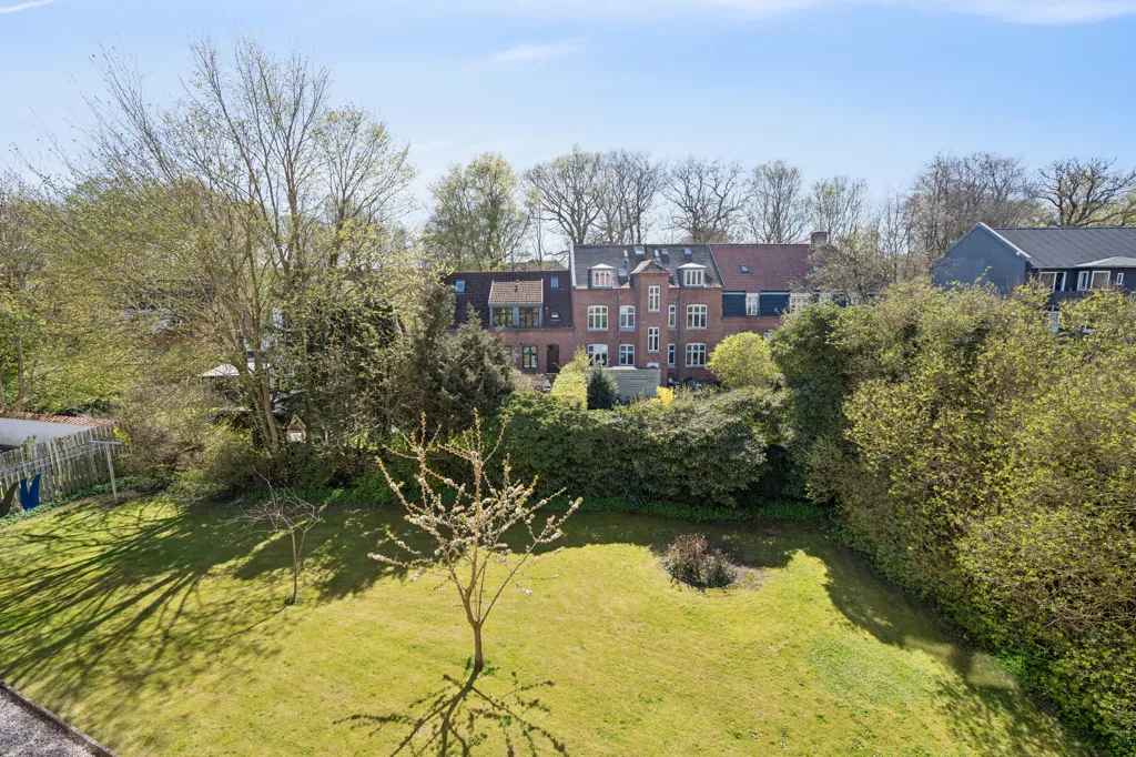 Vue aérienne - Apartment with Garden View in Randers