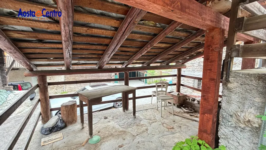 Terrass - Rustic Casale with Terrace in Vernosse, Oyace