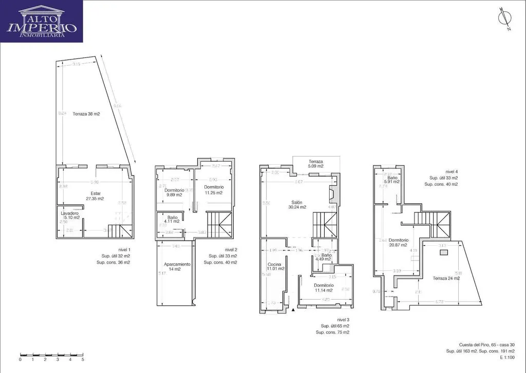 Plan - Townhouse with Terrace in La Bermejana