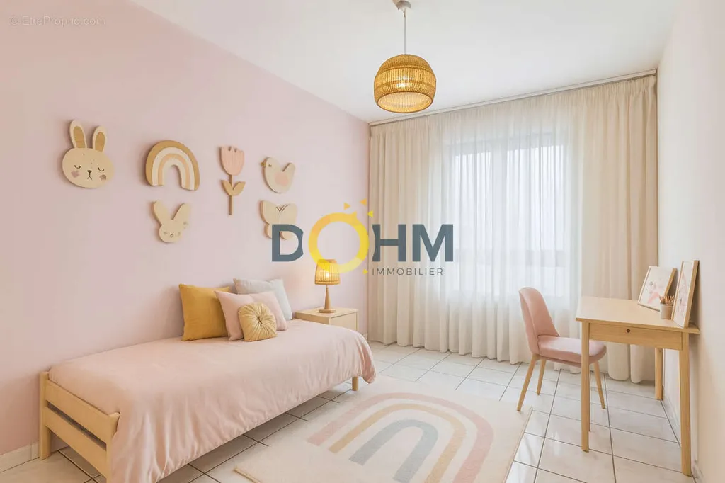 Chambres - Appartement 5 pièces à Saint-Etienne