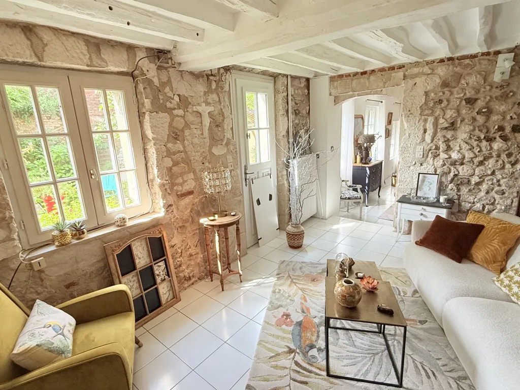 Séjour - Maison Ancienne avec Jardin dans le Centre de Rouen