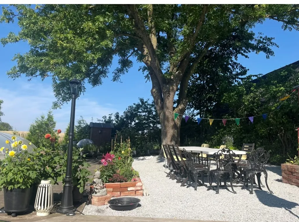 Terrasse - Charmful Brick Villa with Garden in Grönby