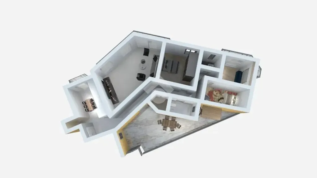 Plan - Apartment with Panoramic Views in Corigliano-Rossano