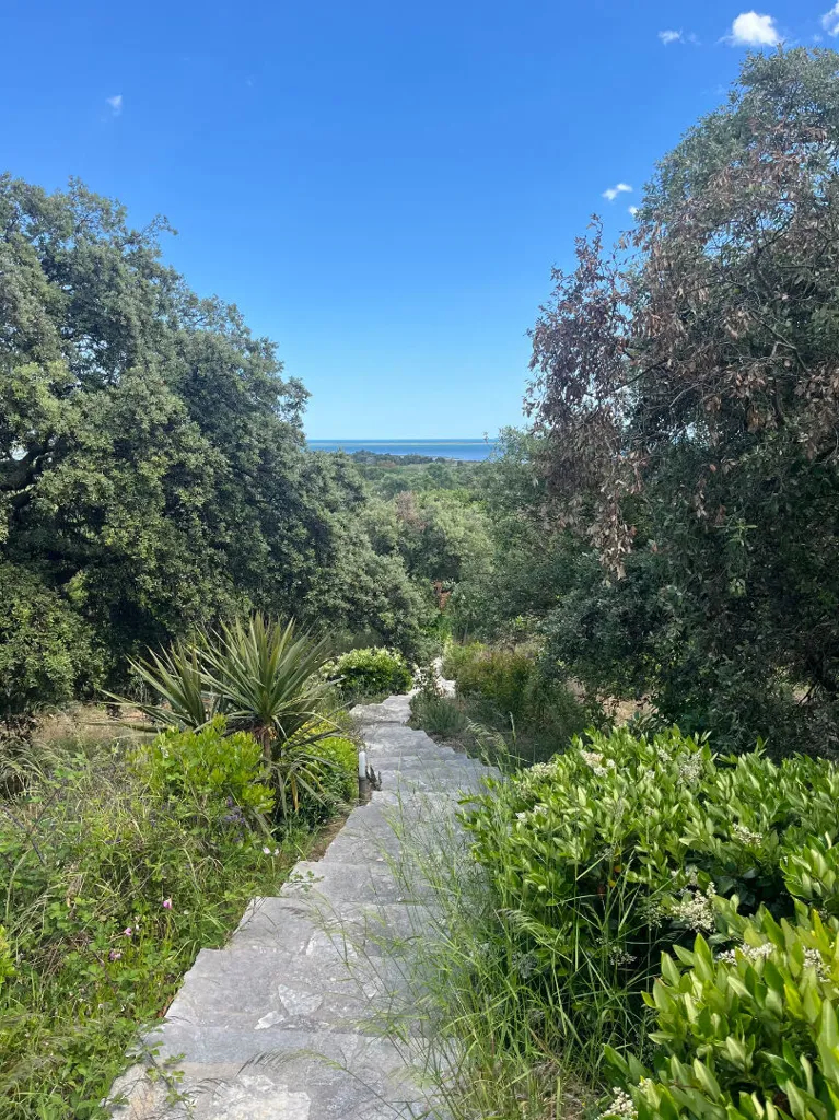 Jardin - Demeure de Maître avec Vue Mer Panoramique entre Montpellier et Sète