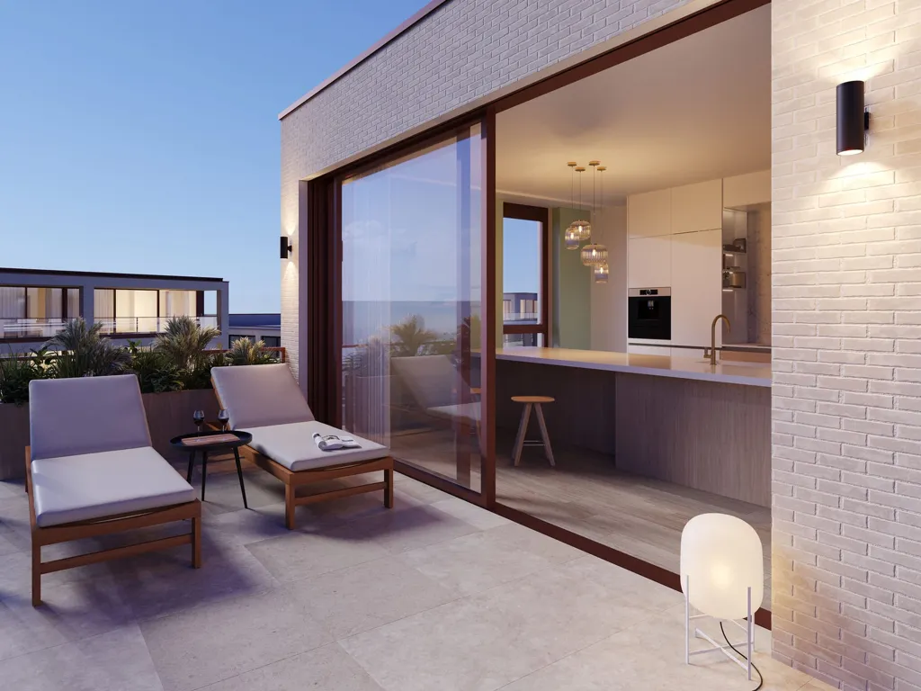 Terrass - Penthouse with Terrace in Roeselare