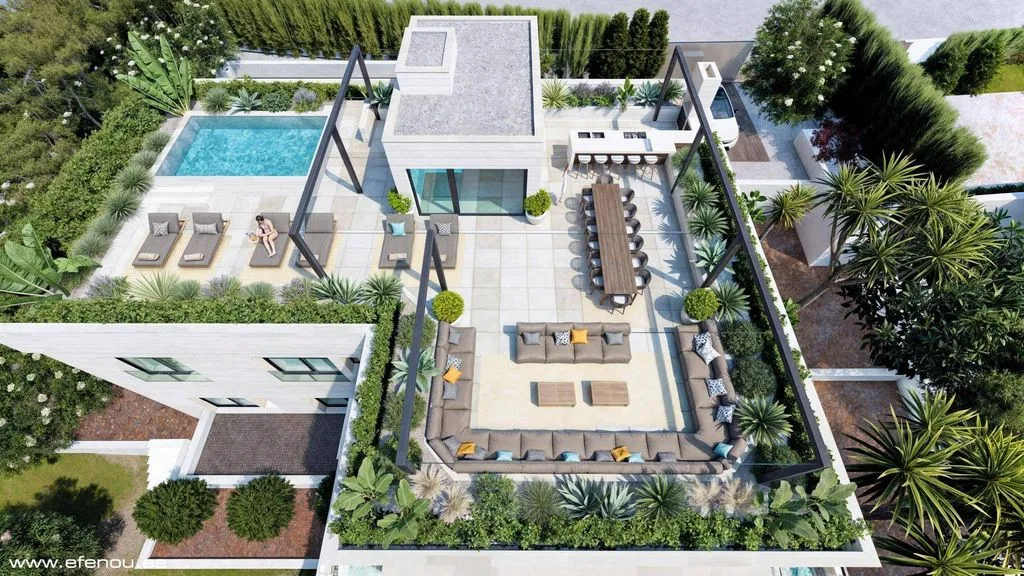 Vue aérienne - Luxury Villa with Pool in Altea Golf