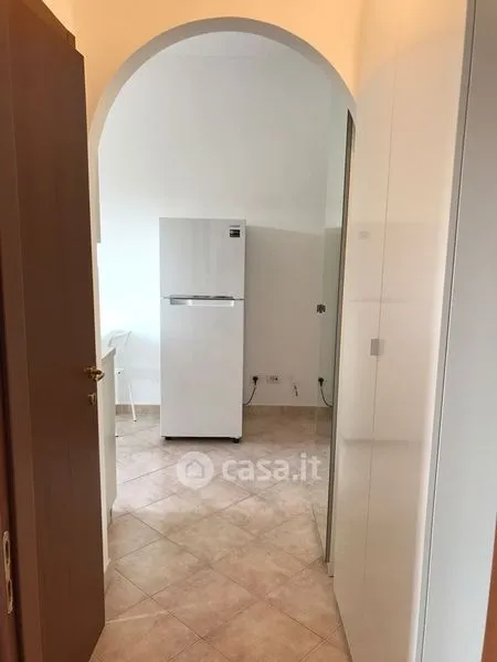Kitchen - Modern Studio with Balcony in Milan