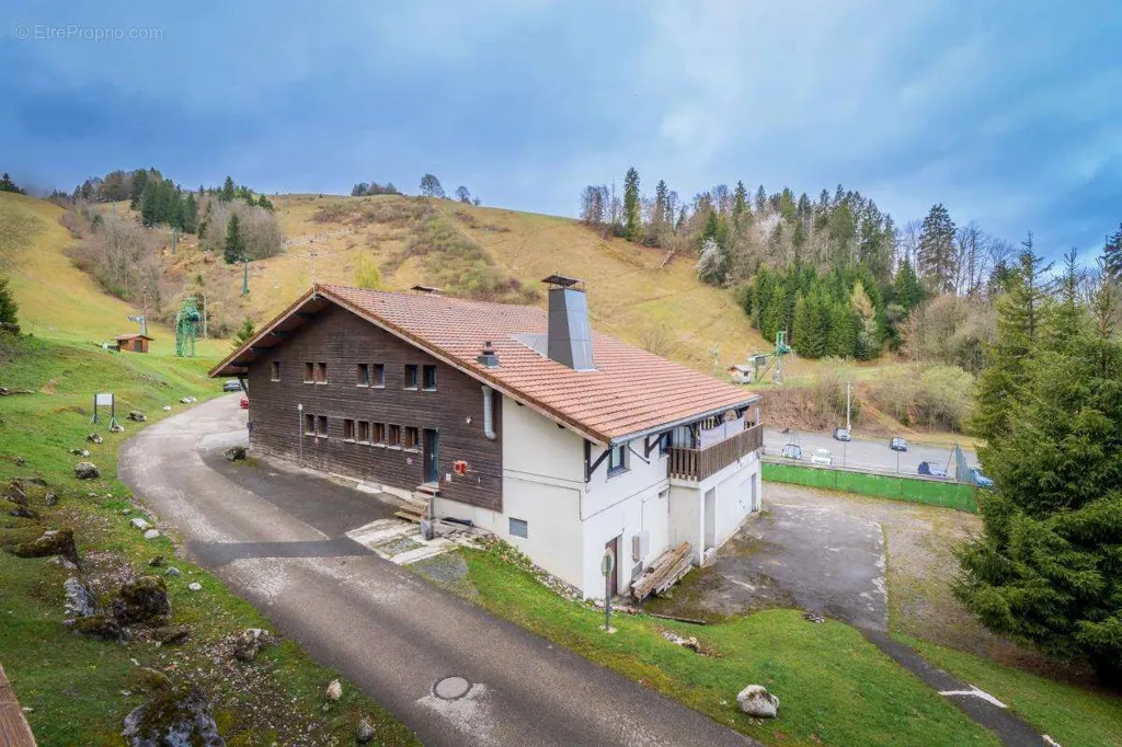 Õhuvaade - Studio with Balcony in Viuz-en-Sallaz