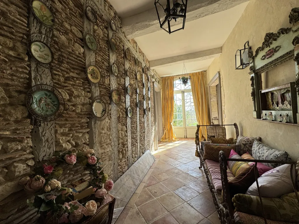 Entrée - Propriété en Pierre avec Maison d'Amis à Condom