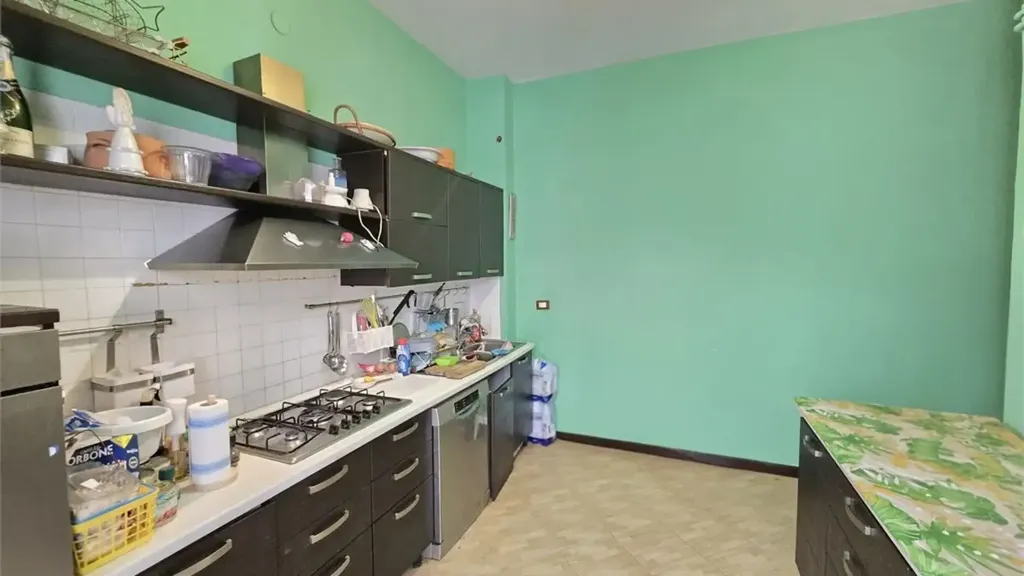 Cuisine - Spacious Apartment with Terrace in Palermo