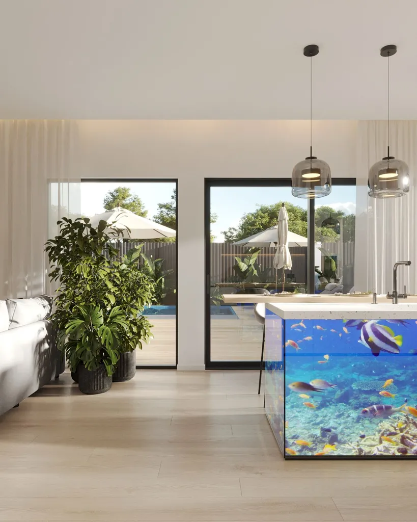 Köök - Contemporary Villas with Private Pool in Polop