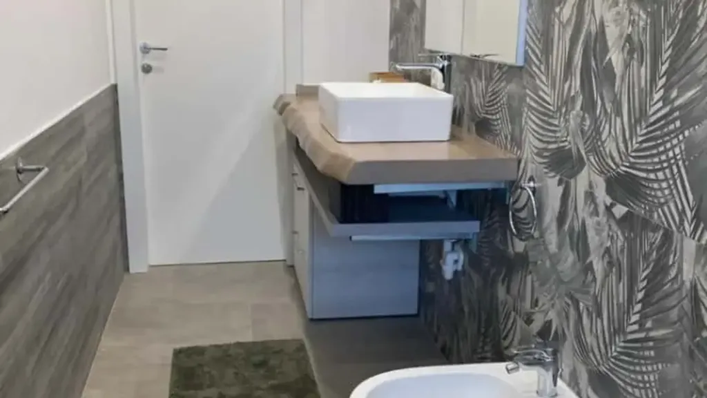 Salles de bain - Modern Studio with City View in Milan