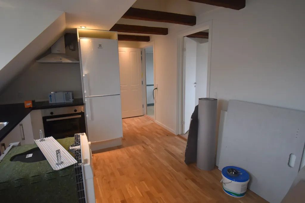 Köök - Modern Flat with Balcony in Trøjborg