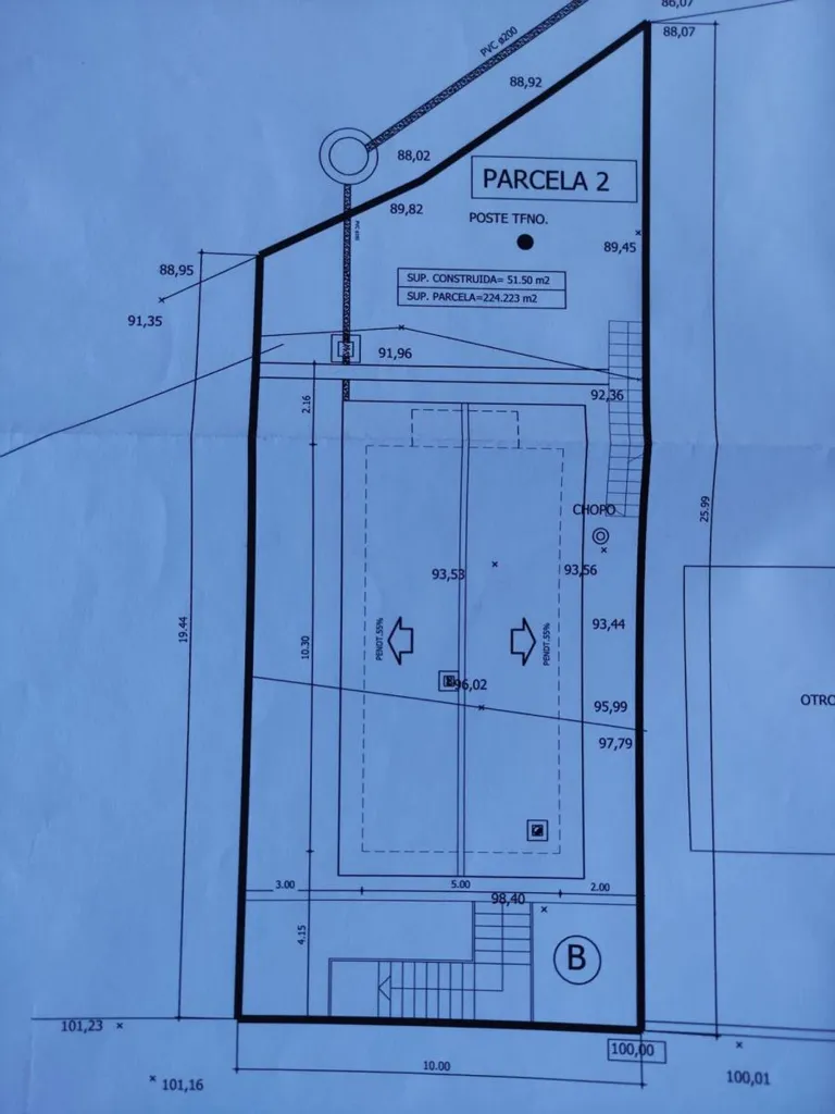 Plan - Plot with Building License in Boltaña