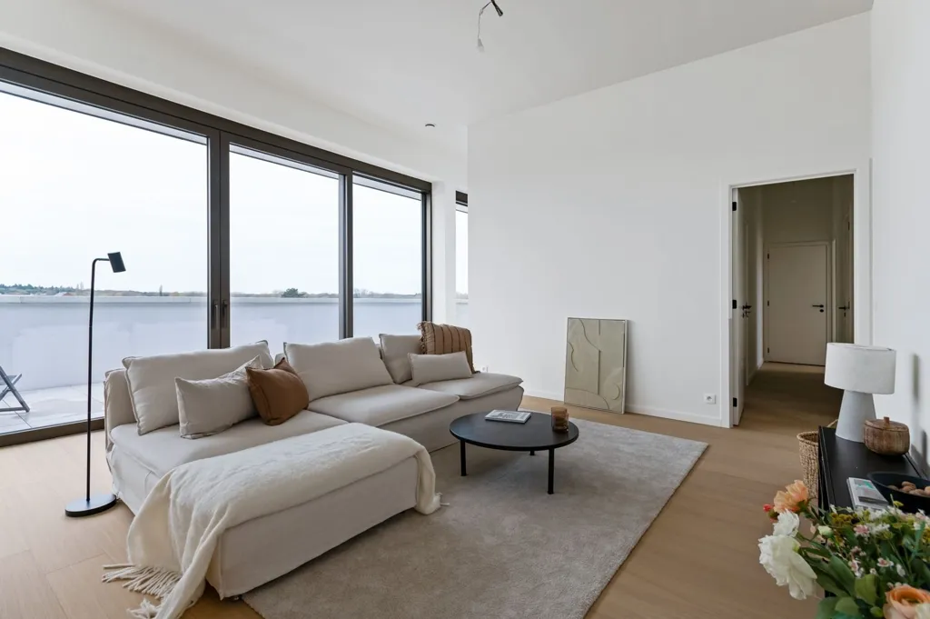 Séjour - Maison Unifamiliale Contemporaine à Herentals
