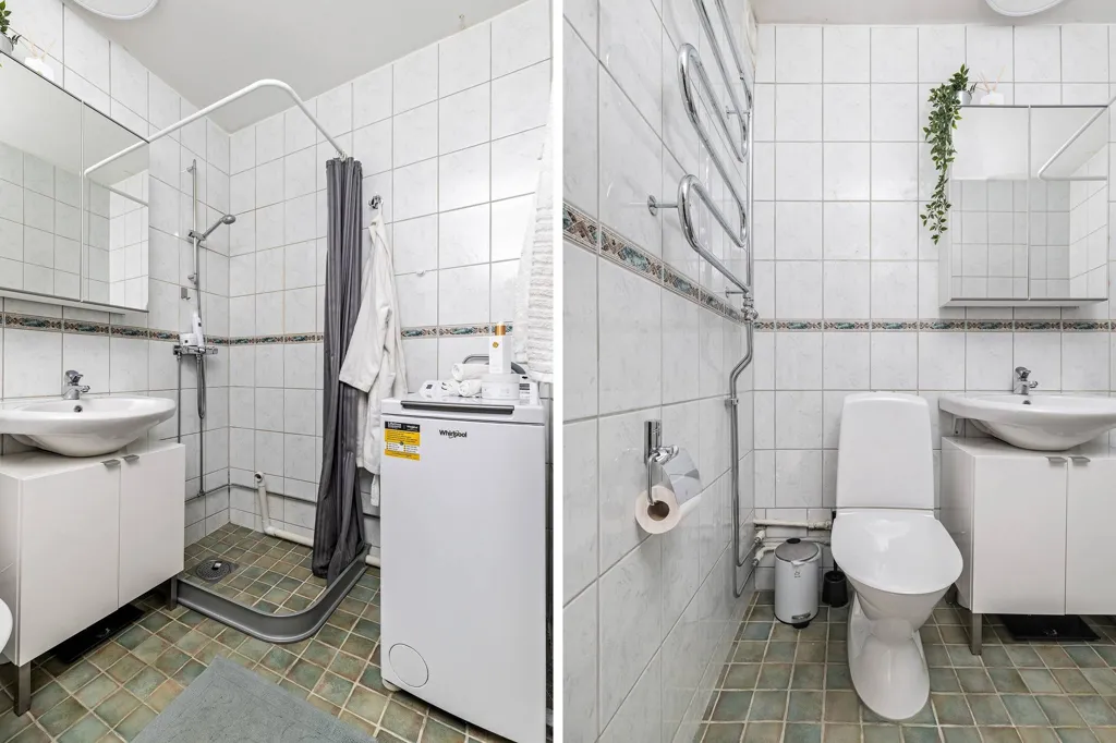 Salles de bain - Apartment with Large Balcony in Gustavsberg