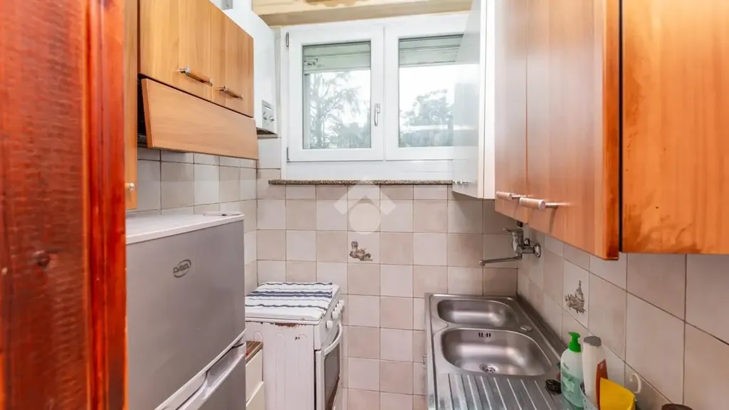 Köök - Renovated Apartment with Balcony in Torino