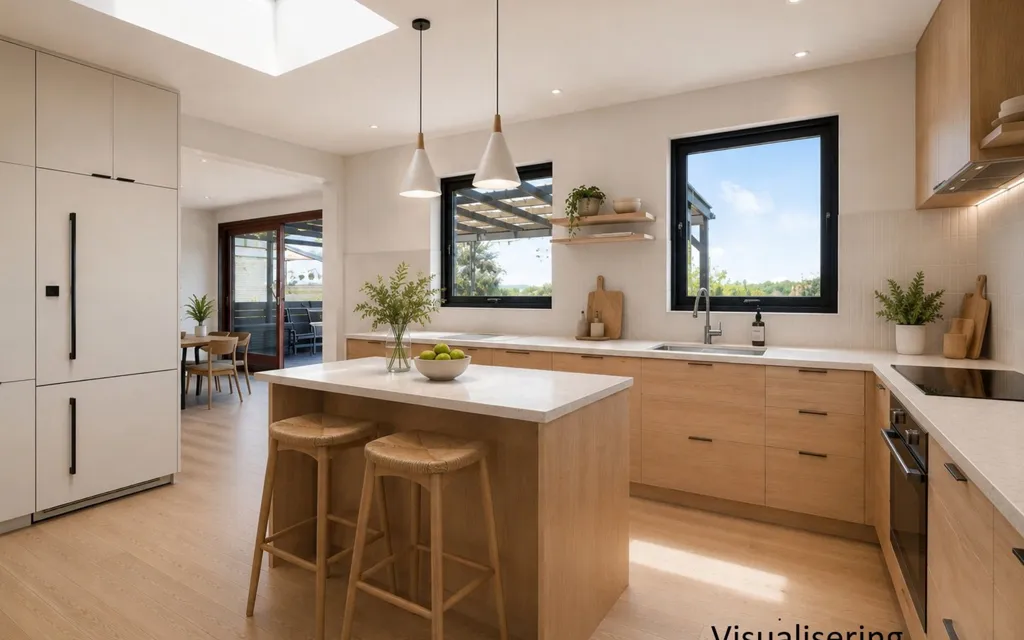 Cucina - Renovated Villa with Garden in Måløv