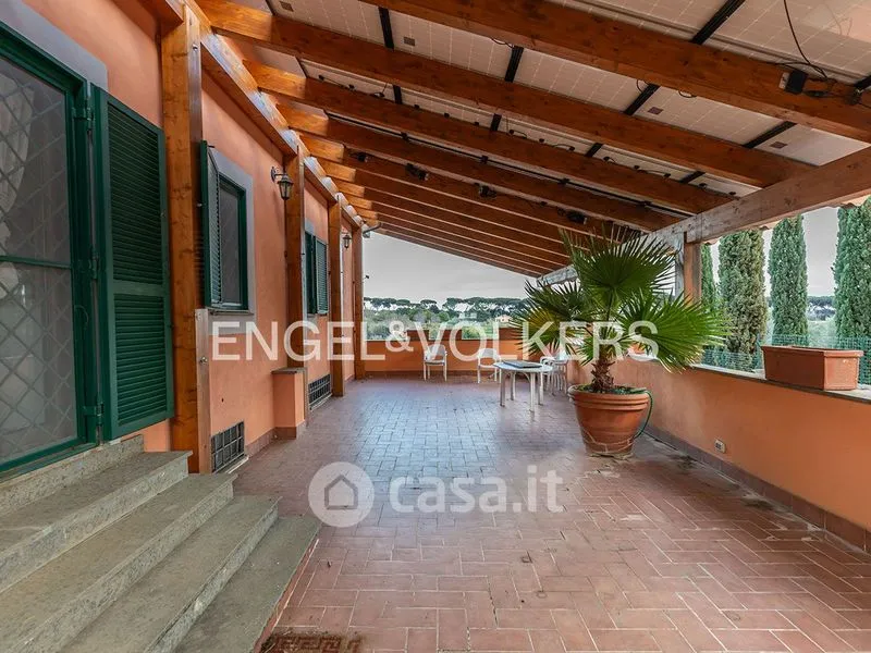Terrasse - Villa with Pool and Park in Rome North