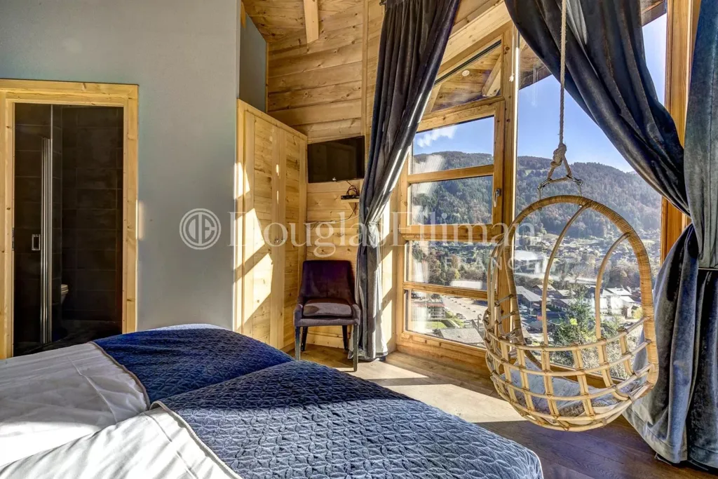 Chambres - Chalet Moderne avec Vue Panoramique à Morzine