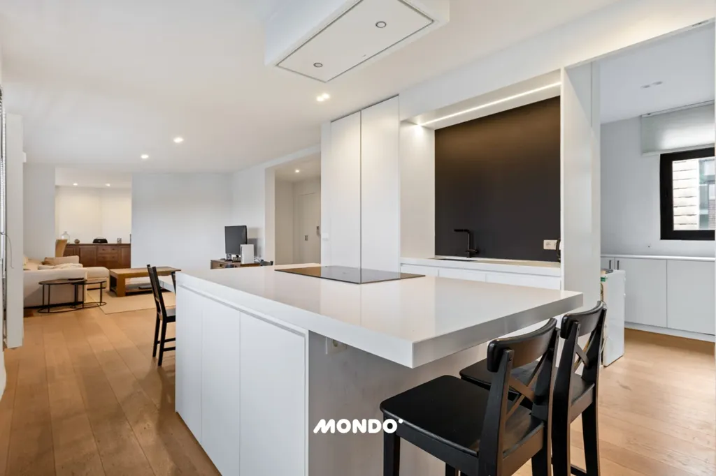 Köök - Penthouse with Panoramic View in Antwerp