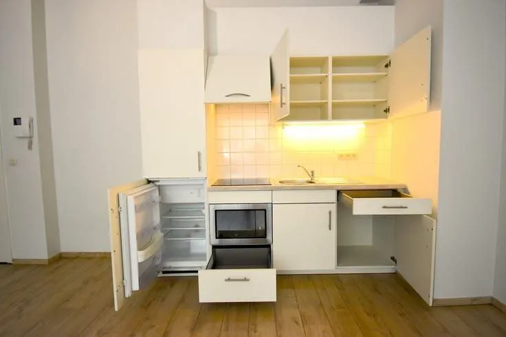 Cuisine - Appartement à Bruxelles avec Vue sur le Parc