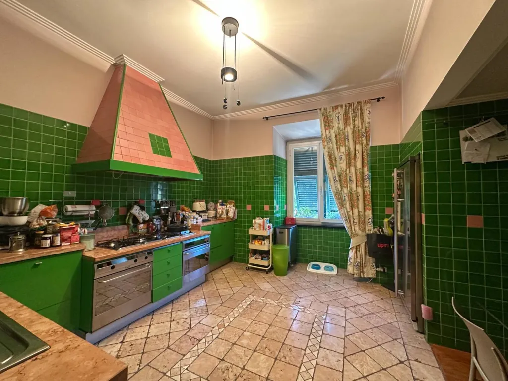 Köök - Luxury Apartment with Piazza Corvetto View in Genoa