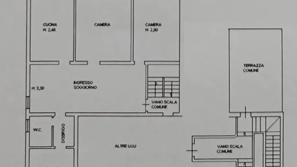Plan - Apartment with Balcony in Chioggia