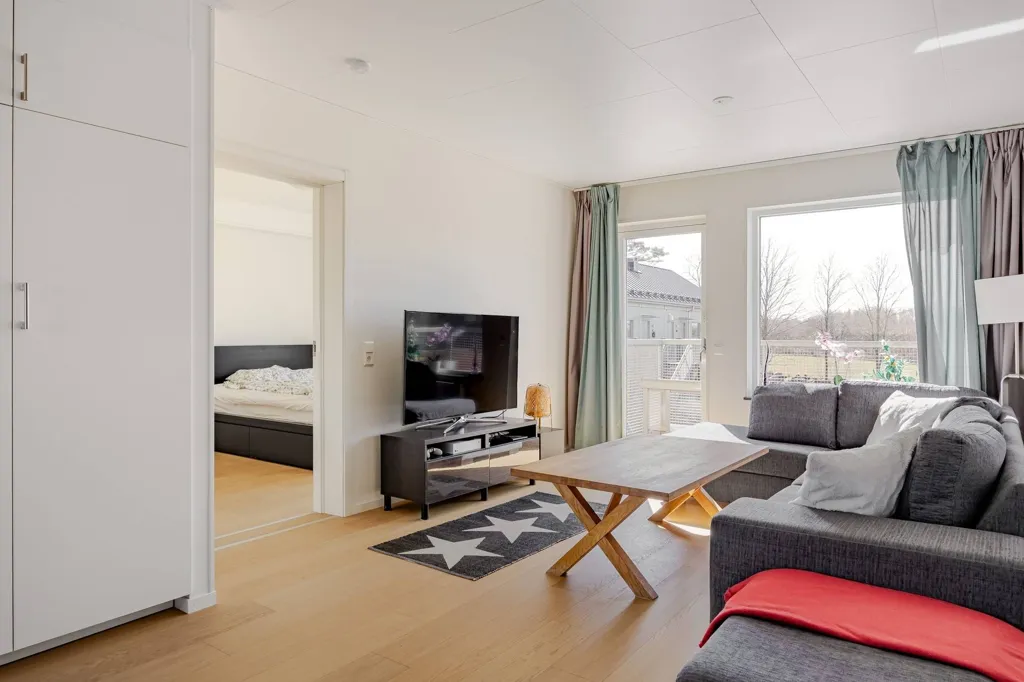 Séjour - Modern Flat with Sunny Balcony in Stockholm