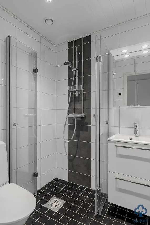 Salles de bain - Corner Apartment with Balcony in Turku Ilpo