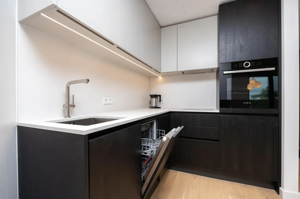 Cuisine - Penthouse with South-Facing Balcony in North Tallinn