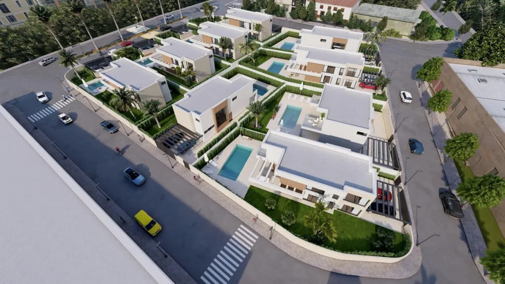 Vista aerea - New Build Villa with Pool in El Castillo, Manilva