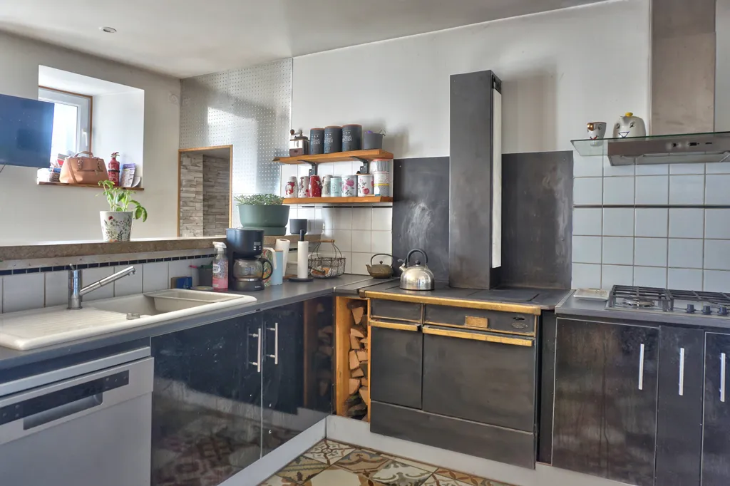 Cuisine - Longère en Pierre avec Gîte à 5 mn de Guingamp