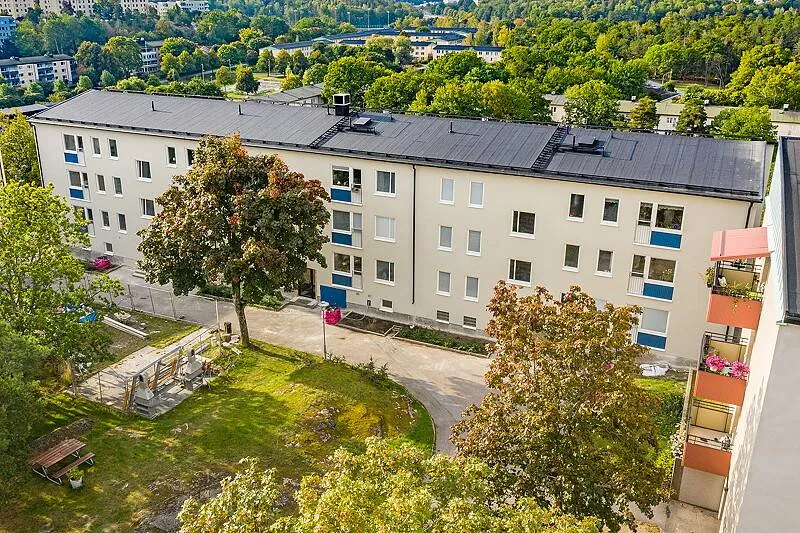 Õhuvaade - 1-toaline korter asukohas Stockholms kommun