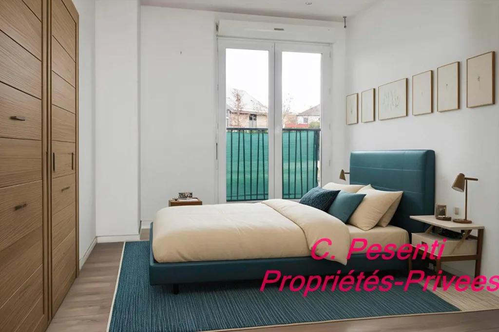 Camere da letto - 2-Bedroom Apartment with Balcony in Montévrain