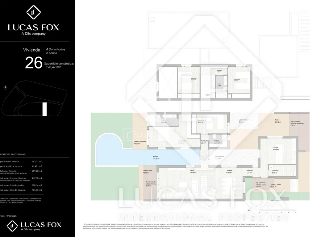 Plan - Contemporary Villa with Private Pool in Torrelodones
