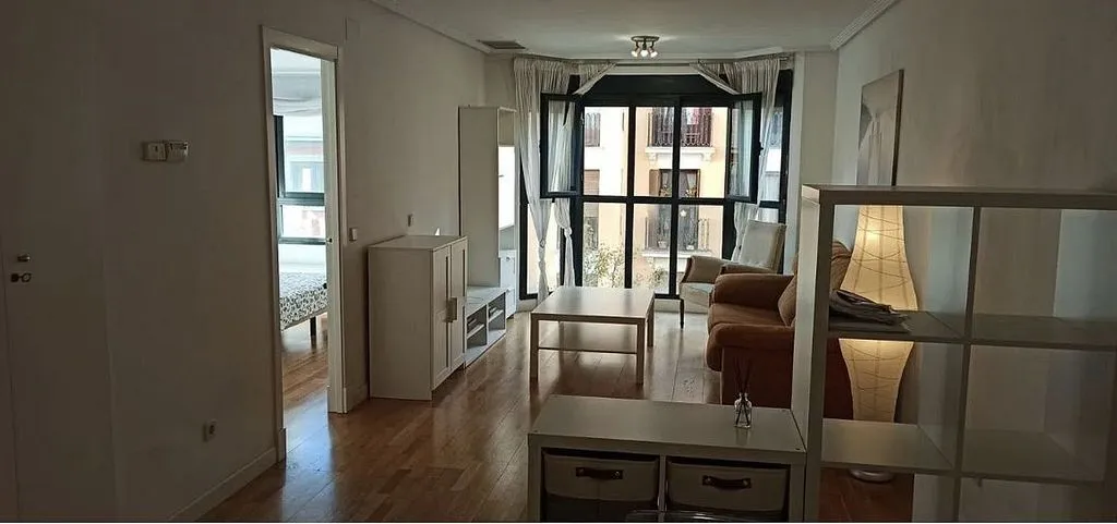 Séjour - 1-Bed Apartment with Pool in Madrid