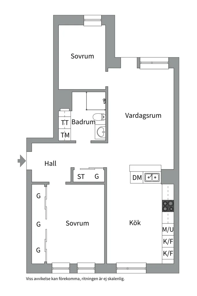 Plaan - Modern Flat with Balcony on Södra Ringvägen