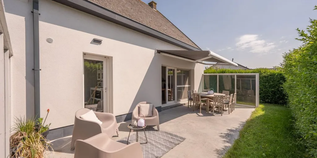 Terrasse - Appartement avec Vue sur la Nature à Wenduine