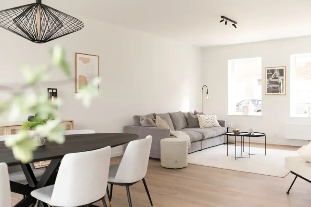 Séjour - Nouvelle Construction Moderne avec Jardin à Ertvelde