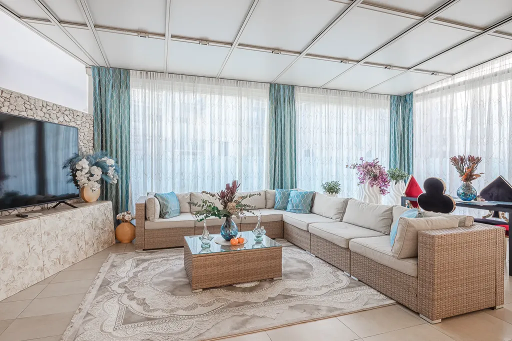 Séjour - Penthouse with Panoramic Terrace in Milan