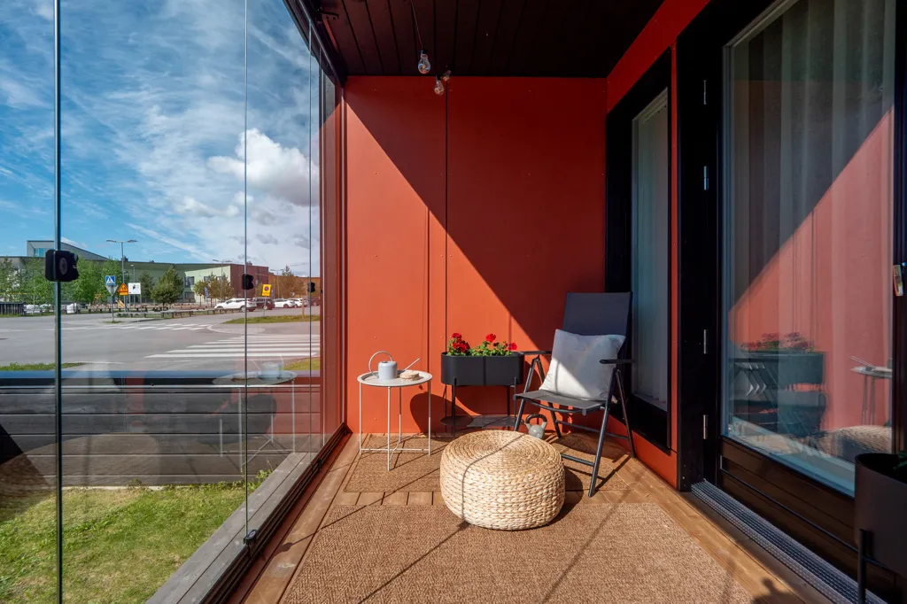 Rõdu - Modern Flat with Terrace in Hiukkavaara, Oulu