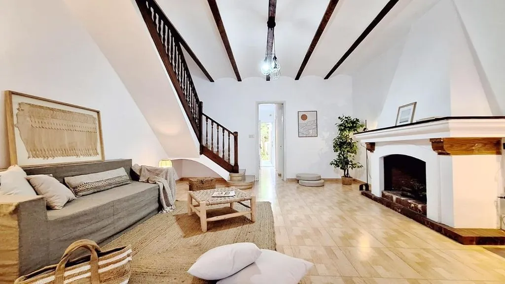 Salón - Villa con vistas al mar en Premià de Mar