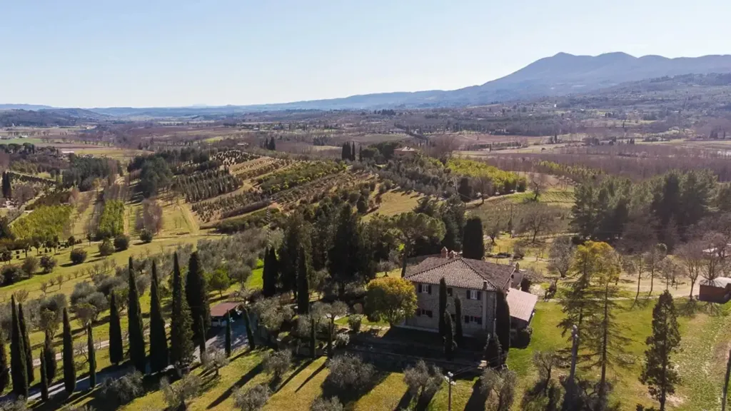 Õhuvaade - Restored Villa with Tuscan Charm in Tuscany