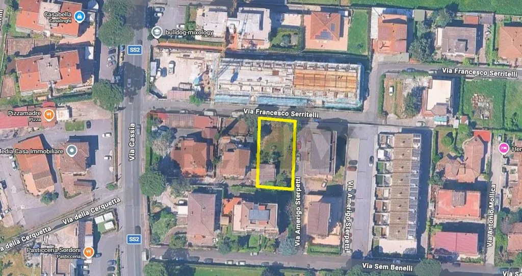 Õhuvaade - Buildable Land with Warehouse in La Storta-Olgiata, Rome