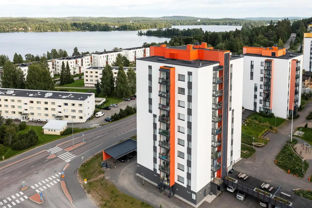 Vue aérienne - Affordable Apartment with Balcony in Jyväskylä