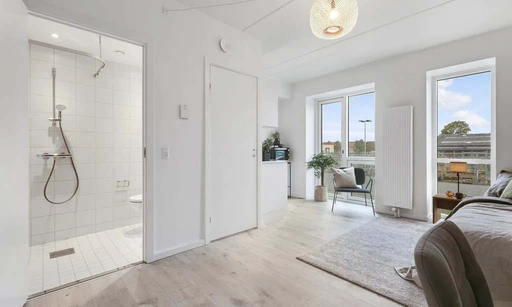 Chambres - 1-Bedroom Flat with Communal Facilities in København SV