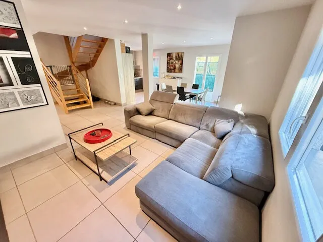 Living Room - Linked Villa with Large Terrace in Saint-Genis-Pouilly