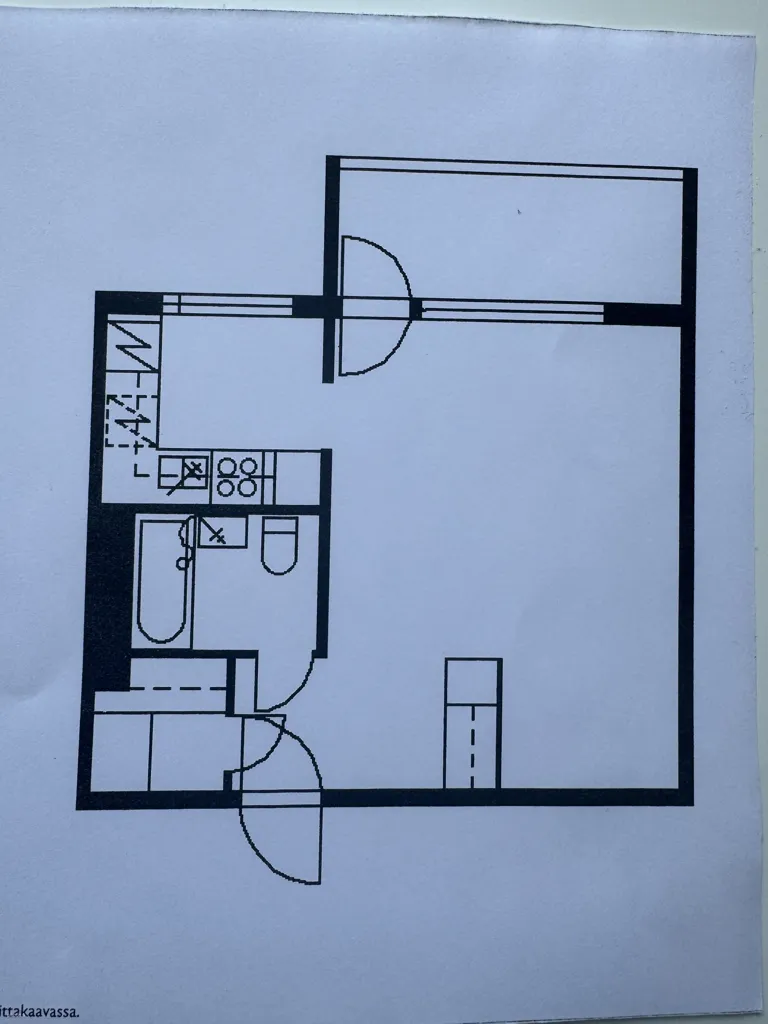 Plan - Modernised Apartment with Balcony in Mellunkylä