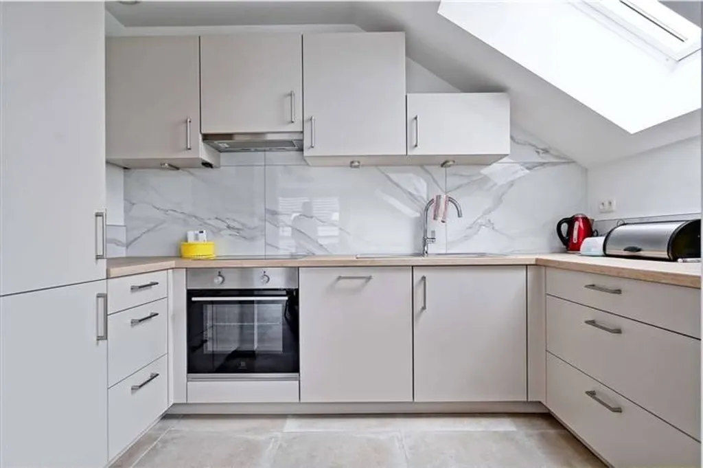 Kitchen - Flat with Garden View in Mettet Centre